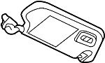 Image of Sun Visor image for your 1990 Chevrolet C1500  Cheyenne Standard Cab Pickup Stepside  