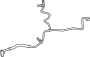 84834294 A/C Refrigerant Liquid Hose (Front)