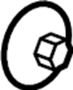 Nut. (Upper). A solid metal or plastic.
