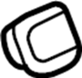 13549532 Power outlet cover. Retainer.