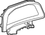 Image of Instrument Cluster Bezel image for your 2008 GMC Sierra 1500 WT Extended Cab Pickup 5.3L Vortec V8 A/T 4WD 