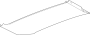 Image of Headliner (Rear) image for your 1994 GMC K2500  Sierra SLE Cab & Chassis Fleetside 4.3L Chevrolet V6 A/T 