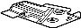 Image of Floor Pan Heat Shield image for your 2020 Chevrolet Traverse  LS Sport Utility  