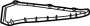 23362189 Bumper Cover Bracket (Lower)