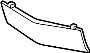 License bracket cover. 