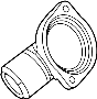 View Engine Coolant Thermostat Housing Full-Sized Product Image