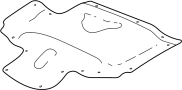 Image of Hood Insulation Pad image for your 2008 GMC Sierra 1500 SL Extended Cab Pickup Fleetside  