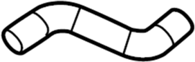 View Radiator Coolant Hose (Upper) Full-Sized Product Image