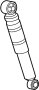 Image of Suspension Shock Absorber (Rear) image for your 2003 Chevrolet Express 2500 LS Extended Passenger Van 6.0L Vortec V8 CNG A/T RWD 