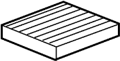 View Cabin Air Filter Full-Sized Product Image