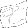 Door Water Deflector (Front)