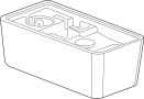 95966457 Trunk Floor Storage Box (Rear, Lower)