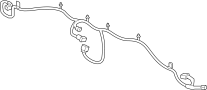 Image of Parking Aid System Wiring Harness (Rear) image for your 2008 Chevrolet Tahoe  LT Sport Utility  