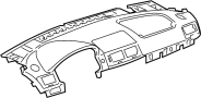 Image of Instrument Panel Trim Panel (Upper) image for your 2008 Chevrolet Cobalt   