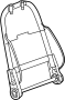 Image of Seat Back Frame image for your 2020 Chevrolet Camaro   
