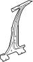 Image of Body B-Pillar Reinforcement (Upper) image for your 2019 Chevrolet Corvette   