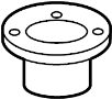 Image of HVAC Blower Motor Cover image for your 1994 GMC K2500  Sierra SLT Cab & Chassis Fleetside  