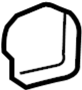 View Body A-Pillar Reinforcement Anchor Plate Full-Sized Product Image