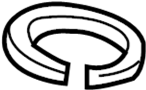 Image of Ring. Retainer. Fuel. Unit. CAM. Device that secures the. image for your 2018 Buick Regal Sportback GS Hatchback  
