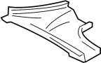 22654749 Quarter Panel Gutter (Upper, Lower)