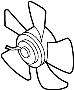 93740673 Engine Cooling Fan Motor