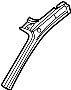Image of Body A-Pillar Reinforcement (Front, Upper) image for your 2019 Chevrolet Spark   