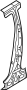 Image of Body B-Pillar Reinforcement (Upper) image for your 2019 Chevrolet Express 2500   