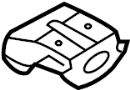 Image of Bracket. Hook. Tow. Support. (Lower). A Bracket for a radiator. image for your 2004 Chevrolet Trailblazer   