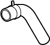 View Radiator Coolant Hose (Lower) Full-Sized Product Image