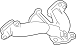 Image of Exhaust Manifold image for your 2020 GMC Sierra 2500 HD Base Extended Cab Pickup Fleetside  