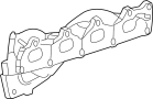 Image of MANIFOLD ASSEMBLY - EXHAUST (W/ 3WAY CTLTC CO. image for your 2020 GMC Sierra 2500 HD Base Extended Cab Pickup Fleetside  