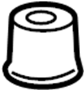 15231117 Cradle. Insulator. Engine. Bushing. (Front, Rear)