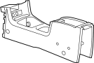 Image of Center Console (Front, Rear, Lower) image for your 2008 GMC Sierra 2500 HD WT Extended Cab Pickup Fleetside 6.6L Duramax V8 DIESEL A/T 4WD 