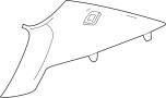 Image of Interior Quarter Panel Trim Panel (Upper, Lower) image for your Chevrolet Malibu  