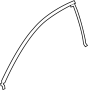 Molding. (Front, Upper). Door Belt Molding. Door.