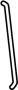 Image of Door Lock Operating Rod (Front) image for your 2008 Chevrolet Equinox   