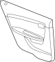 View Door Interior Trim Panel (Rear) Full-Sized Product Image 1 of 1