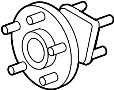 View Wheel Bearing and Hub Assembly (Rear) Full-Sized Product Image