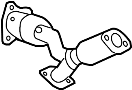 Image of Catalytic Converter (Rear) image for your 2002 Buick Rendezvous CXL Plus Sport Utility 3.4L Chevrolet V6 A/T FWD 