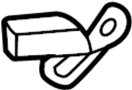 Image of Seat Back Recliner Adjustment Handle (Right) image for your 2014 Chevrolet Express 3500   