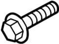 View Bolt. Crankshaft. Balancer. Pulley. Engine.  Full-Sized Product Image