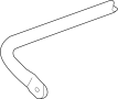 Suspension Stabilizer Bar (Rear)