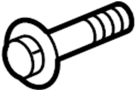 Image of Engine Harmonic Balancer Bolt image for your 2008 Chevrolet Cobalt LS Coupe 2.2L Ecotec M/T 