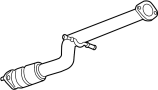 Image of Pipe. Exhaust. (Front). Exhaust Axle Pipe. image for your 2015 Buick Encore   
