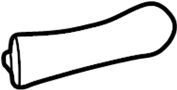 View Interior Door Pull Handle Full-Sized Product Image 1 of 2