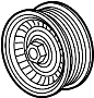 View Accessory Drive Belt Idler Pulley Full-Sized Product Image
