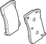 Image of Disc Brake Pad Set (Front) image for your 2011 GMC Savana 3500   