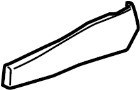 92272855 Seat Frame Trim Panel (Front, Rear, Lower)