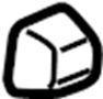 92292714 Power Seat Switch Knob