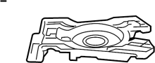 View Retainer plate. Spare Tire Carrier Spacer. Spare Tire Washer.  Full-Sized Product Image 1 of 2